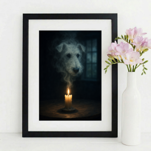 Eternal Flame Pet Memorial Portrait